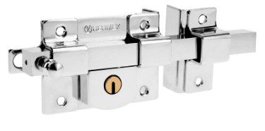 CERRADURA DE BARRA HERMEX CROMO DERECHA (43516) CB-45D (24) 800-DL